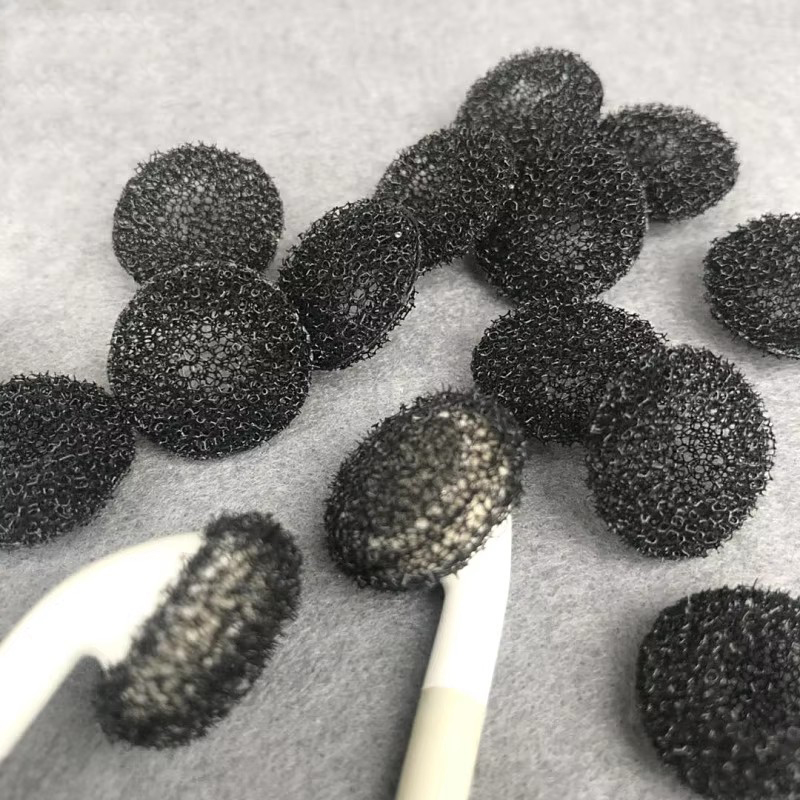 Earphone Foam Tip - Filter Spons Hitam Busa Lembut Earbud