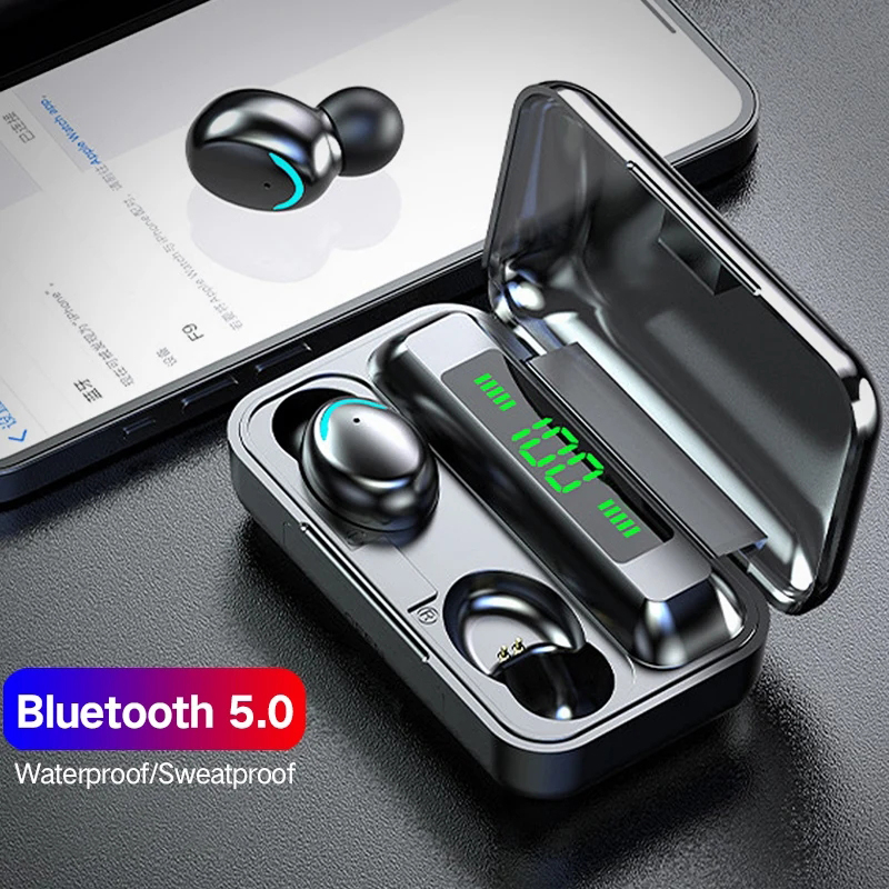 Wireless Earbuds Tws - F9 Headphone Nirkabel TWS Headset Bluetooth