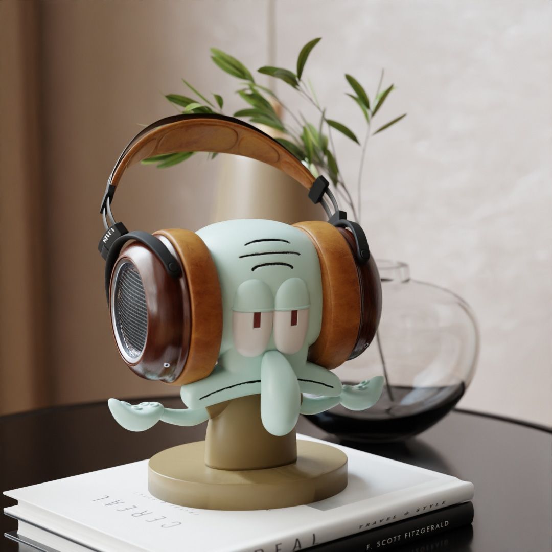 Headphone Stand Desk - Rak Penyimpanan Headset Kartun SpongeBob SquarePants