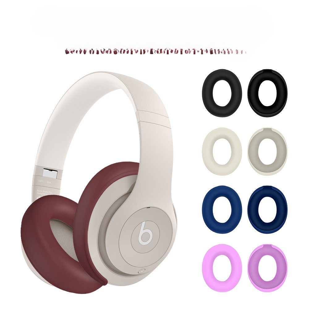 Beats Headphone Studio Pro - Casing Penutup Silikon Pelindung untuk Apple