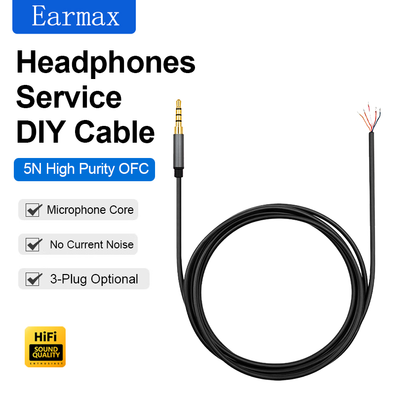 Usb C Earphone - Headset 3.5mm dengan mikrofon, kabel Earphone