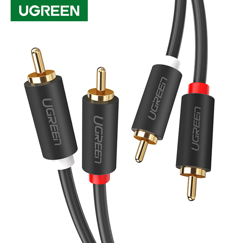 Audio Splitter Y - UGREEN 2RCA Ke 2 RCA Kabel