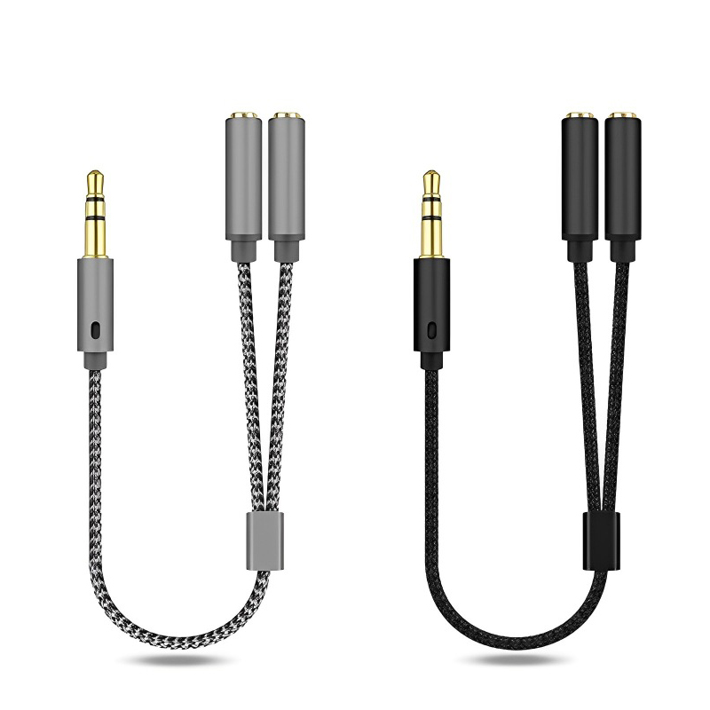 Audio Splitter Y - 3.5mm pemisah Audio Y Jack 1