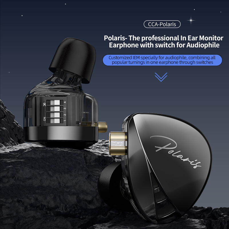 CCA Polaris earphone HIFI Bass - Sports Earphone Hook ulasan dan harga