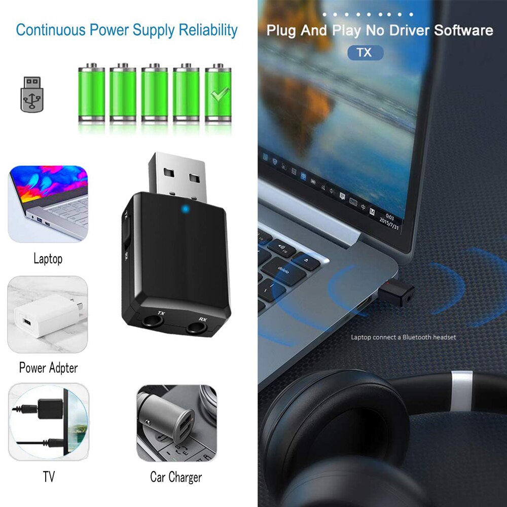 Penerima Bluetooth USB 3.5Mm J - Bluetooth Adapter Receiver ulasan dan harga
