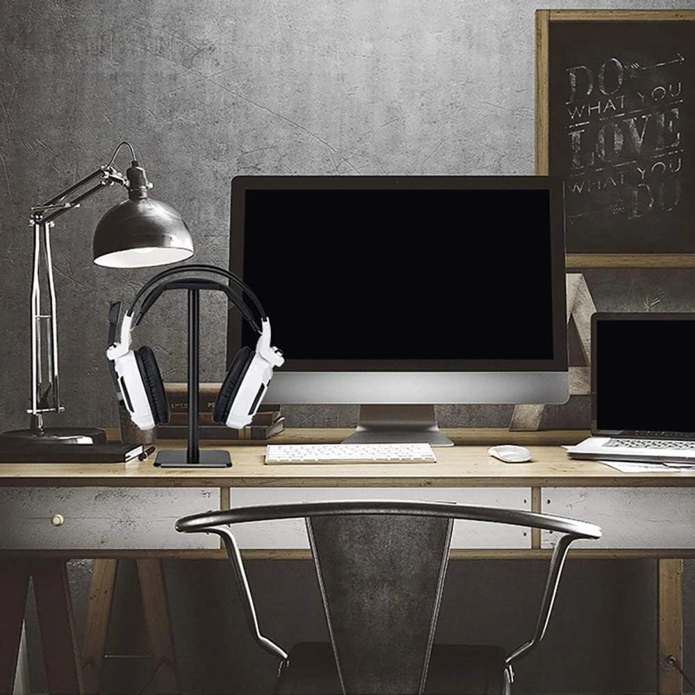 Penyangga Headphone Desktop -  - Headphone Stand Desk ulasan dan harga