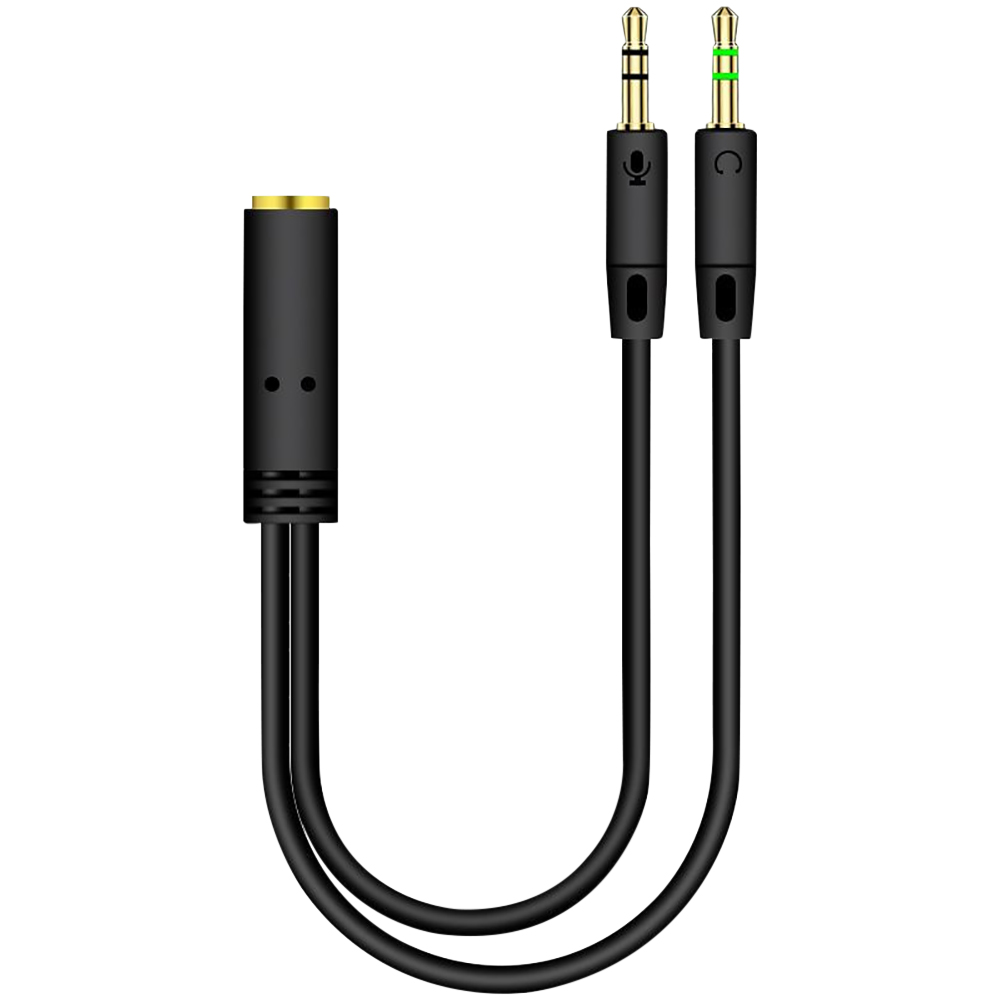 Pemisah Audio adaptor Headphon - Audio Splitter Y ulasan dan harga