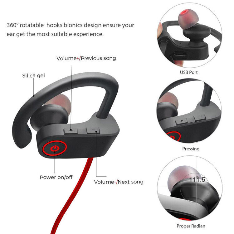 Earphone Universal Lari Nirkab - Sports Earphone Hook ulasan dan harga