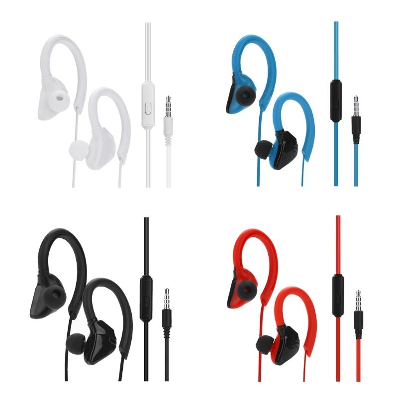 Earphone Earbud In-Ear Kabel O - Sports Earphone Hook ulasan dan harga